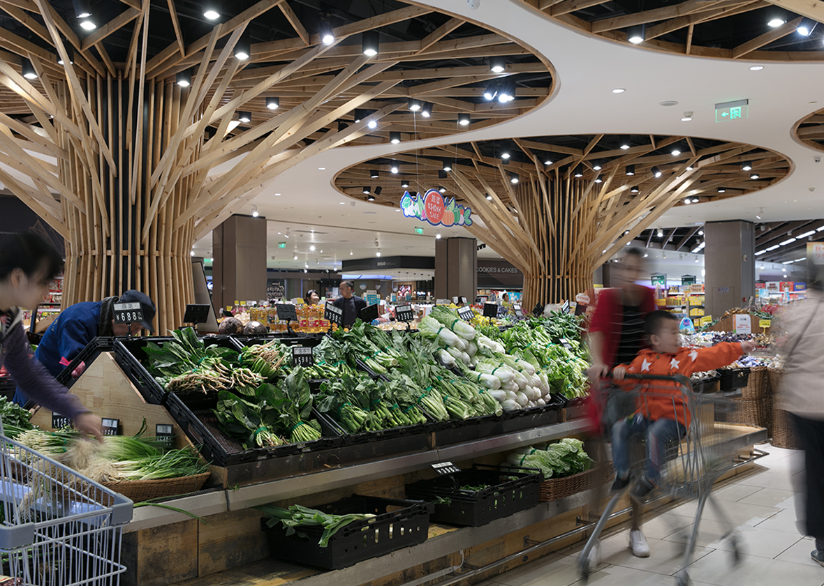 壹晟空间，BSD壹晟空间设计，长沙精品超市设计，U+city，U+城市超市，BSD精品超市设计，湖南精品超市设计，超市装修，超市施工，超市设计